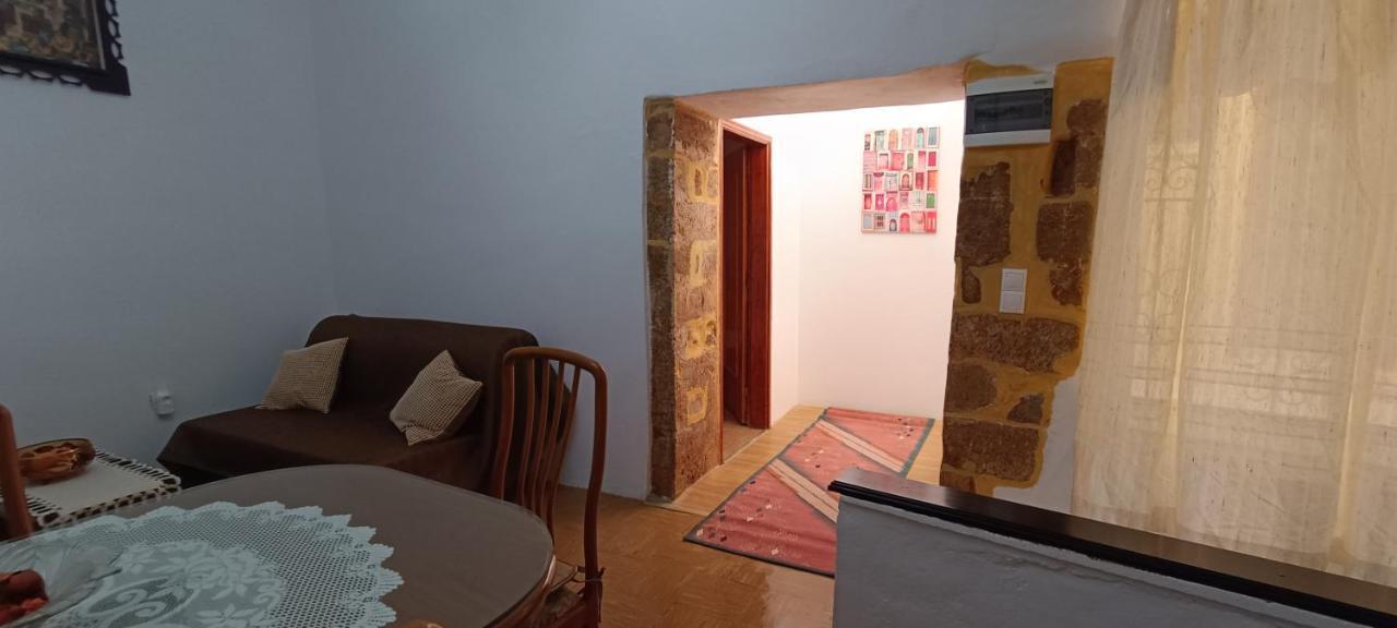 Comfortable And Spacious Stone Traditional Apartment Hriszí Aktí Haniá Kültér fotó